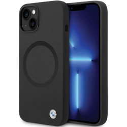 BMW BMHMP14SSILBK2 Back Case for Apple iPhone 13  / 14 / 15