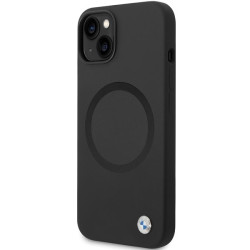 BMW BMHMP14SSILBK2 Back Case for Apple iPhone 13  / 14 / 15