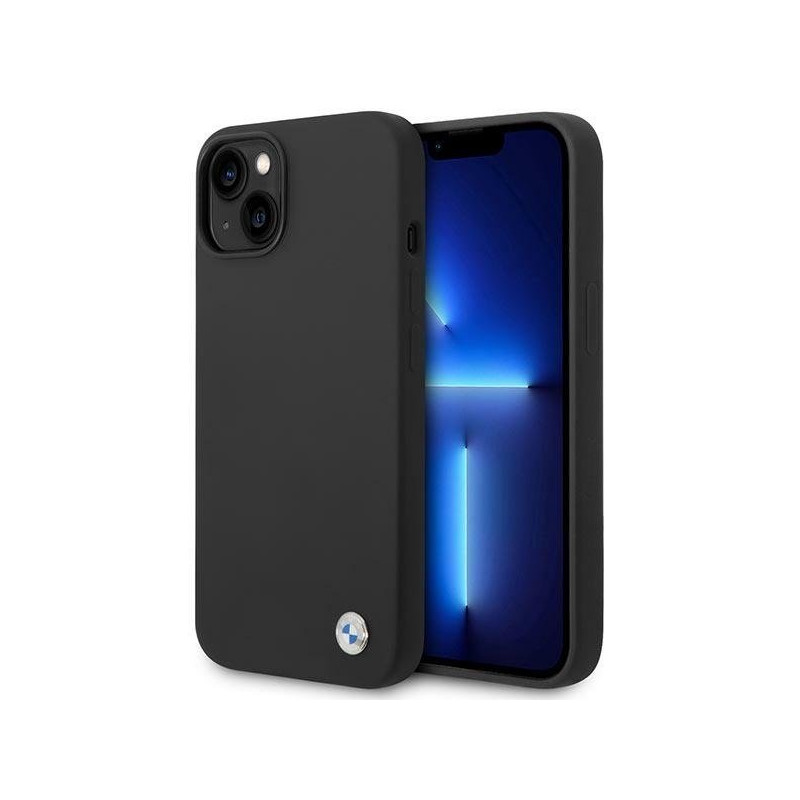 BMW BMHCP14SSILBK Back Case for Apple iPhone 13 / 14 / 15