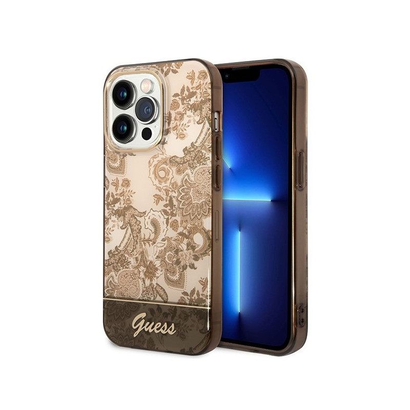 Guess GUHCP14LHGPLHC Back Case for Apple iPhone 14 Pro