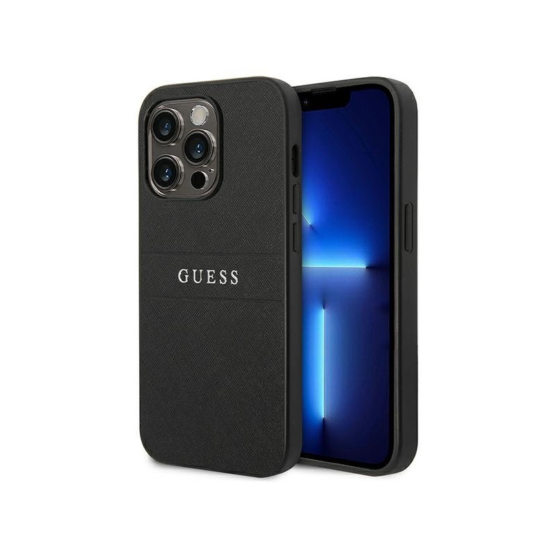 Guess GUHCP14LPSASBBK Back Case for Apple iPhone 14 Pro