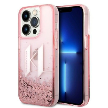 Karl Lagerfeld KLHCP14LLBKLCP Back Case for Apple iPhone 14 Pro