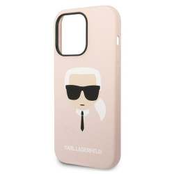 Karl Lagerfeld KLHMP14LSLKHLP Back Case for Apple iPhone 14 Pro