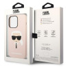 Karl Lagerfeld KLHMP14LSLKHLP Back Case for Apple iPhone 14 Pro