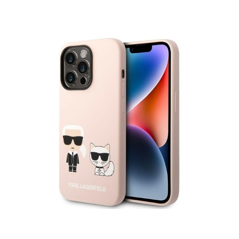 Karl Lagerfeld KLHMP14LSSKCI Back Case for Apple iPhone 14 Pro