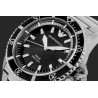 Emporio Armani Solar Diver Style Watch AR11787 Silver Black 42mm