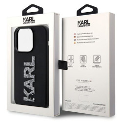 Karl Lagerfeld KLHCP15L3DMBKCK Back Case for Apple iPhone 15 Pro
