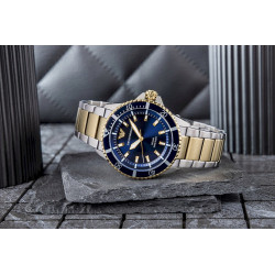 Emporio Armani World Explorer Solar Chronograph AR11738 Silver Blue 42mm