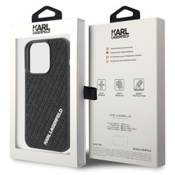 Karl Lagerfeld KLHCP15L3DMKRLK Back Case for Apple iPhone 15 Pro