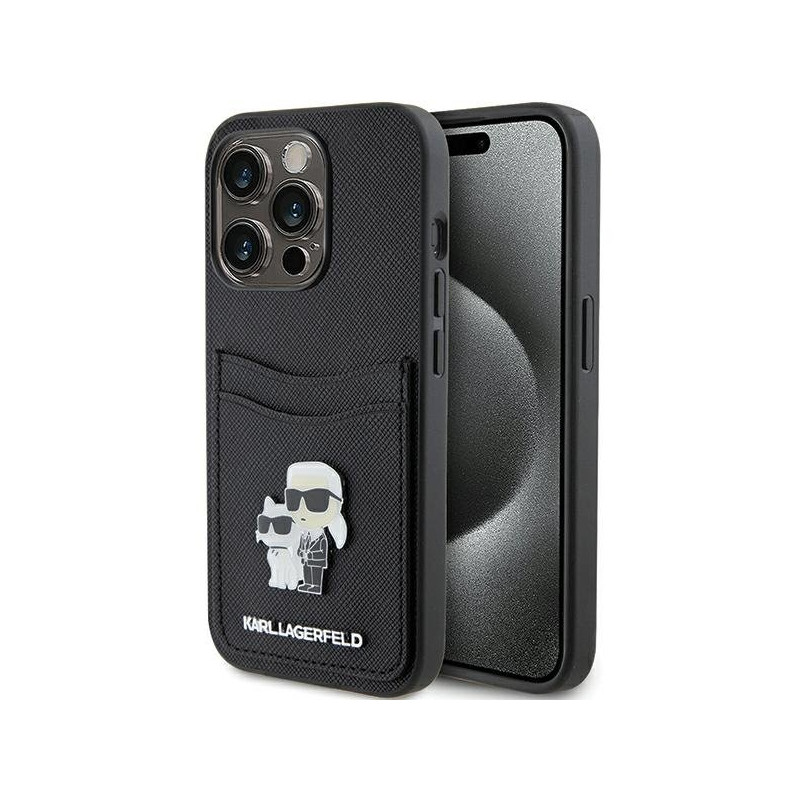 Karl Lagerfeld KLHCP15LSAPKCNPK Back Case for Apple iPhone 15 Pro