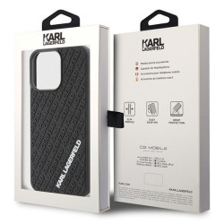 Karl Lagerfeld KLHCP15X3DMKRLK Back Case for Apple iPhone 15 Pro Max