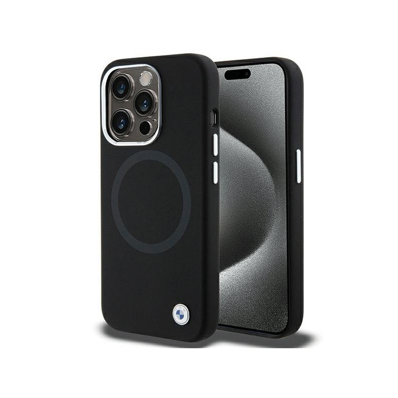 BMW BMHMP15LSILBK2  Back Case for Apple iPhone 15 Pro