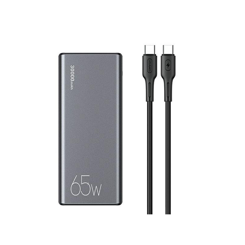 Usams PB59 Fast Charge Powerbank 65W 2xQC3.0+PD 30 000mAh