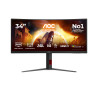 AOC G4 CU34G4Z kompiuterio monitorius 86,4 cm (34") 3440 x 1440 pikseliai Wide Quad HD LED Juoda, Raudona