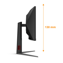 AOC G4 CU34G4Z kompiuterio monitorius 86,4 cm (34") 3440 x 1440 pikseliai Wide Quad HD LED Juoda, Raudona
