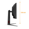 AOC G4 CU34G4Z kompiuterio monitorius 86,4 cm (34") 3440 x 1440 pikseliai Wide Quad HD LED Juoda, Raudona