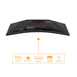 AOC G4 CU34G4Z kompiuterio monitorius 86,4 cm (34") 3440 x 1440 pikseliai Wide Quad HD LED Juoda, Raudona