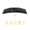 AOC G4 CU34G4Z kompiuterio monitorius 86,4 cm (34") 3440 x 1440 pikseliai Wide Quad HD LED Juoda, Raudona