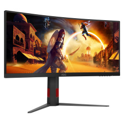 AOC G4 CU34G4Z kompiuterio monitorius 86,4 cm (34") 3440 x 1440 pikseliai Wide Quad HD LED Juoda, Raudona