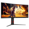 AOC G4 CU34G4Z kompiuterio monitorius 86,4 cm (34") 3440 x 1440 pikseliai Wide Quad HD LED Juoda, Raudona