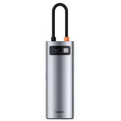 Baseus Metal Gleam Series 7in1 Multifunctional USB-C HUB Docking Station