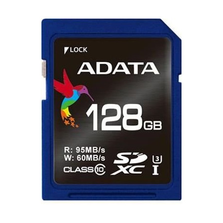 ADATA 128GB SDXC UHS-I U3 V30S Memory Card