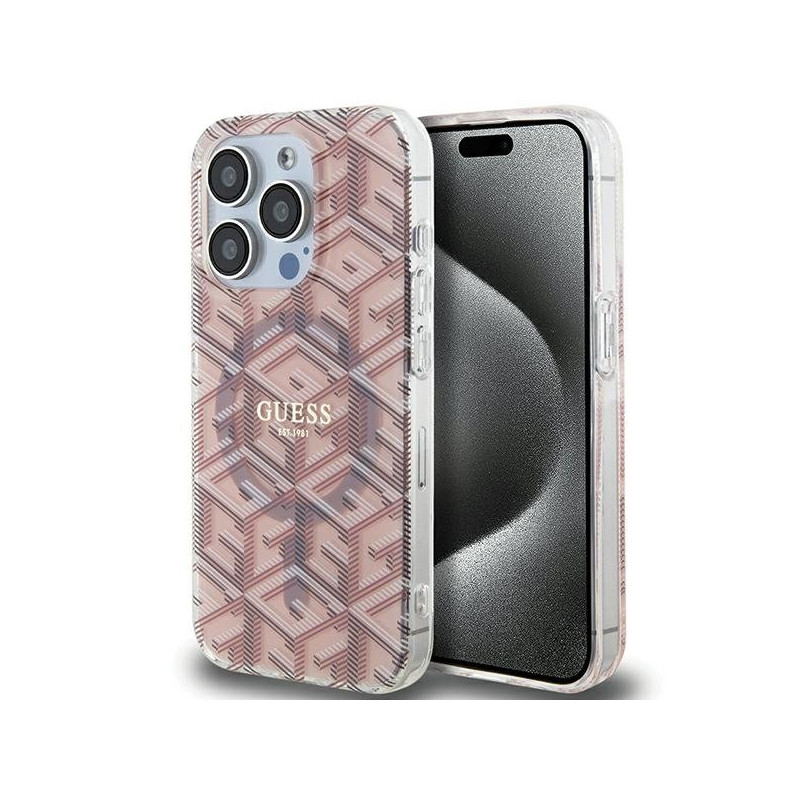 Guess GUHMP15XHGCUSTGP Back Case for Apple iPhone 15 Pro Max