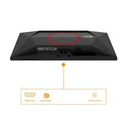 AOC G4 Q24G4RE kompiuterio monitorius 60,5 cm (23.8") 2560 x 1440 pikseliai Quad HD LED Juoda, Raudona