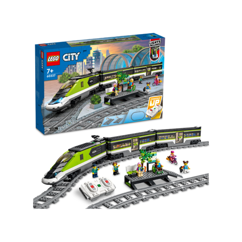 LEGO City 60337 Express Passenger Train Construction
