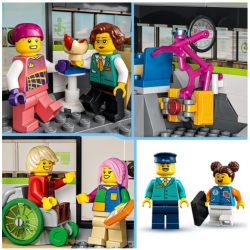 LEGO City 60337 Express Passenger Train Construction