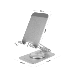 Mars Gaming MA-RSSW Aluminum Alloy Stand for Smartphones 360° / 10" / Silver