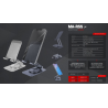 Mars Gaming MA-RSSW Aluminum Alloy Stand for Smartphones 360° / 10" / Silver