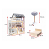 RoGer Wooden Doll House 78 cm
