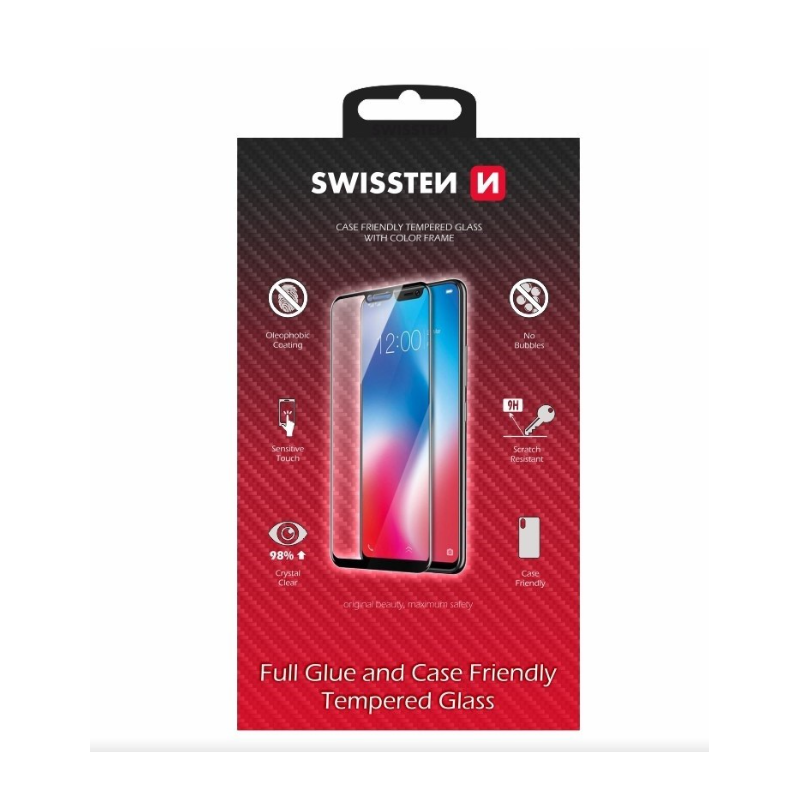 Swissten Full Face Tempered Glass Samsung Galaxy S24 Ultra Black