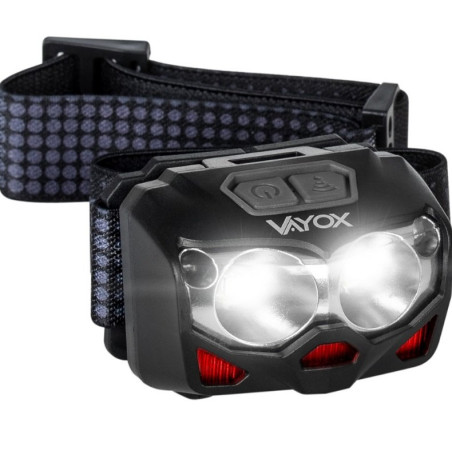 RoGer Headlamp Flashlight 2x LED  500 lm