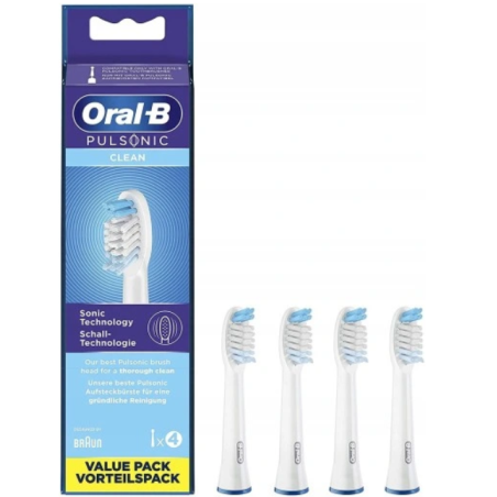 Oral-B Pulsonic Clean Toothbrush Tip 4 pcs