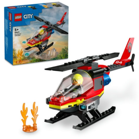 LEGO 60411 Fire Rescue Helicopter Constructor