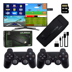 RoGer Retro Portable Console + 2 Gamepads / 21000 games / HDMI