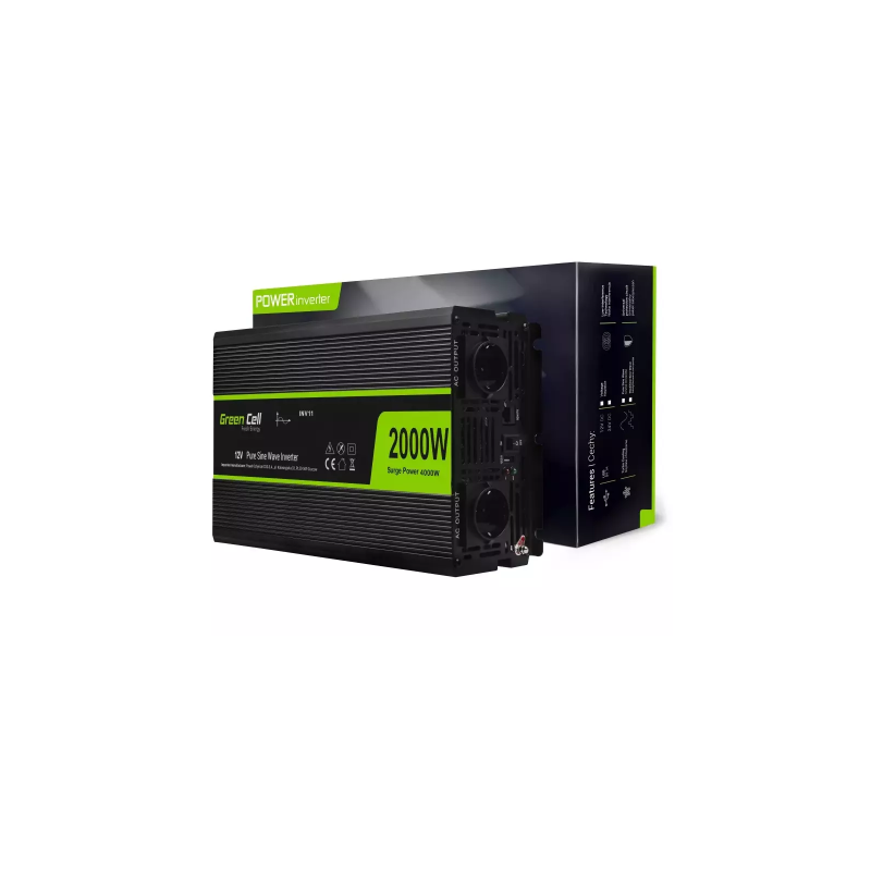 Green Cell INV11 Power Adapter & Inverter Auto 12W