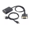 Gembird Adapter HDMI / 0,15m / USB / AUX / Full HD