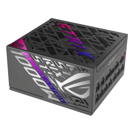 ASUS ROG STRIX-1000P-GAMING maitinimo blokas 1000 W 20+4 pin ATX ATX Juoda, Sidabras