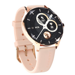 Garett Smartwatch Viva gold steel AMOLED / IP67 / Find your phone / Music playback control