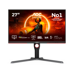 AOC G3 Q27G3XMN/BK kompiuterio monitorius 68,6 cm (27") 2560 x 1440 pikseliai 2K Ultra HD LED Juoda, Raudona
