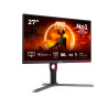 AOC G3 Q27G3XMN/BK kompiuterio monitorius 68,6 cm (27") 2560 x 1440 pikseliai 2K Ultra HD LED Juoda, Raudona