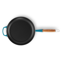 Le Creuset Cast iron pan with wooden handle Ø28cm