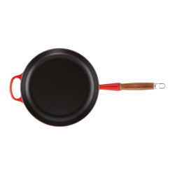 Le Creuset Cast iron pan with wooden handle Ø28cm