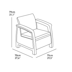 Keter Corfu Garden furniture set