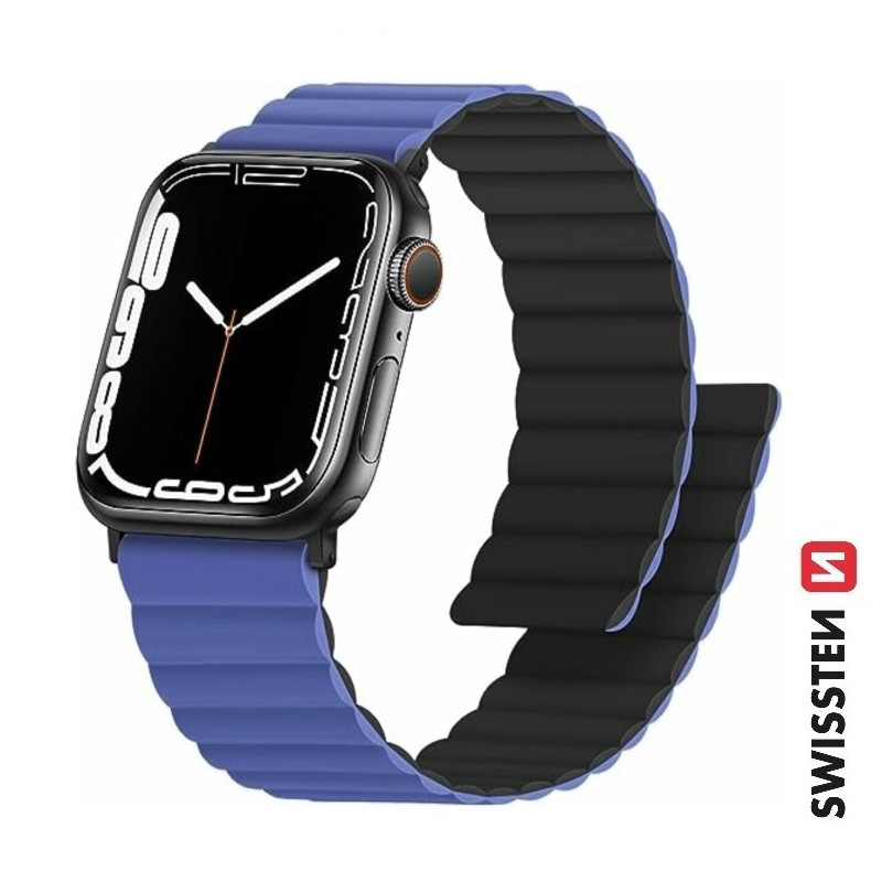 Swissten Silicone Magnetic Band for Apple Watch 38 / 40 mm