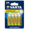 Varta SUPERLIFE Battery Single-use AA Zinc-carbon 4pcs