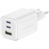 Swissten Travel Charger GaN 2x USB-C / PD USB-A / 18W QC / 65W